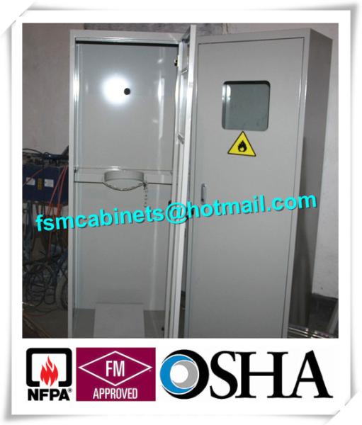 Fire Resistance Gas Cylinder Storage Cabinet , Industrial Safety Cabinets For Cylinders