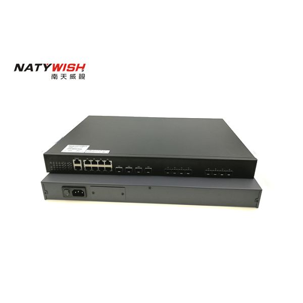 40km Transmission GPON OLT With 8 PON Ports 8 * 1.25G SFP Slots 8 GE Ports
