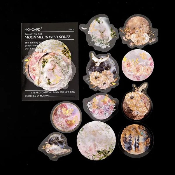 Винтажным позолоченный заводом Scrapbook стикера DIY стикера ЛЮБИМЦА астетический планируя Handmade декоративный