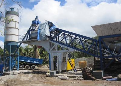 25m3/H Compact Mini Mobile Concrete Plant Environment Friendly CE ISO Approval