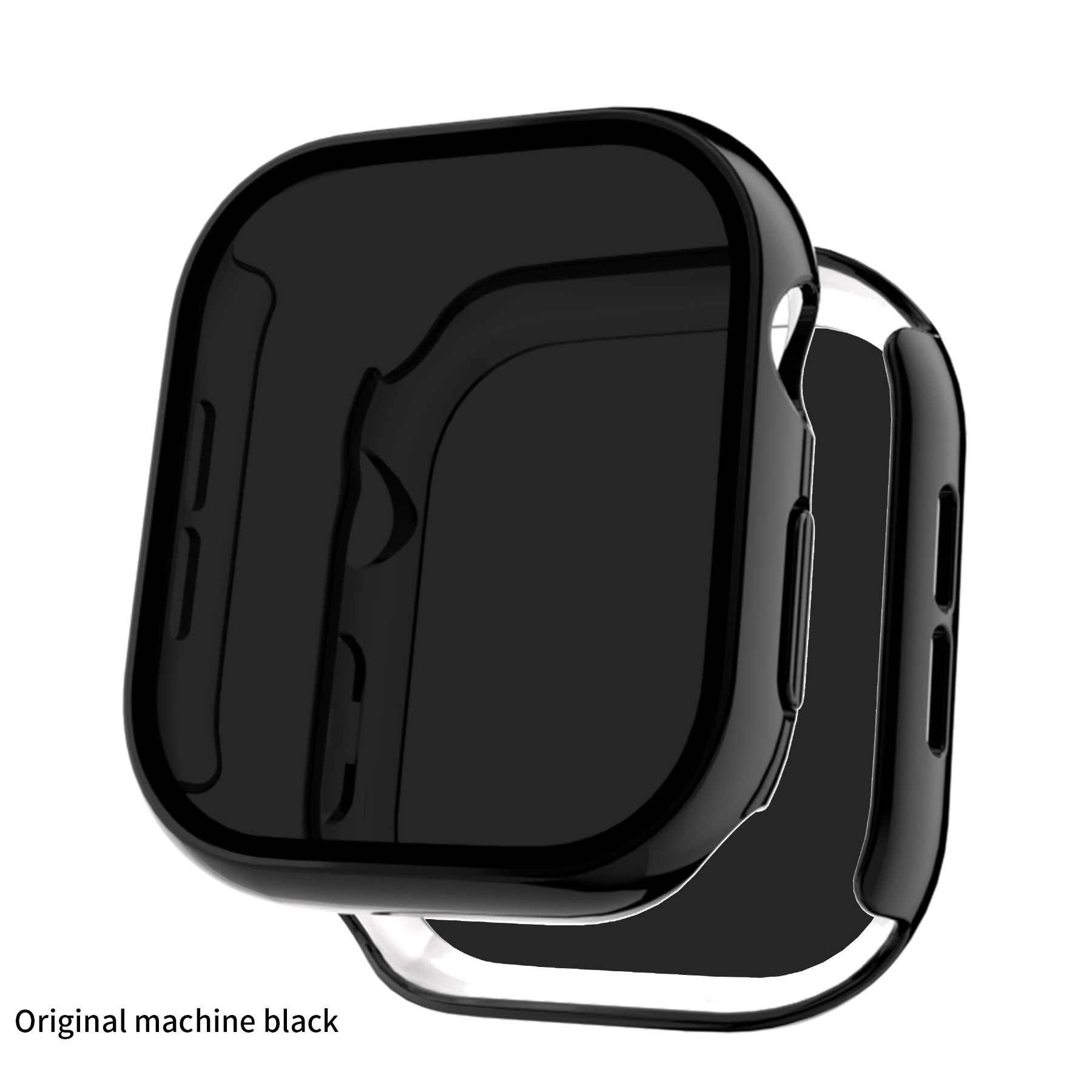 Eraysun Electroplating Anti-peeping Shell Film Integrated for Apple Watch Series10 42mm 46mm Protector Watch Case
