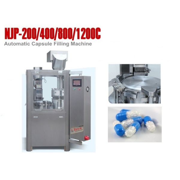 Oil Free Vacuum Pump Hard Capsule Filling Machines Fully Automatic Capsule Filler