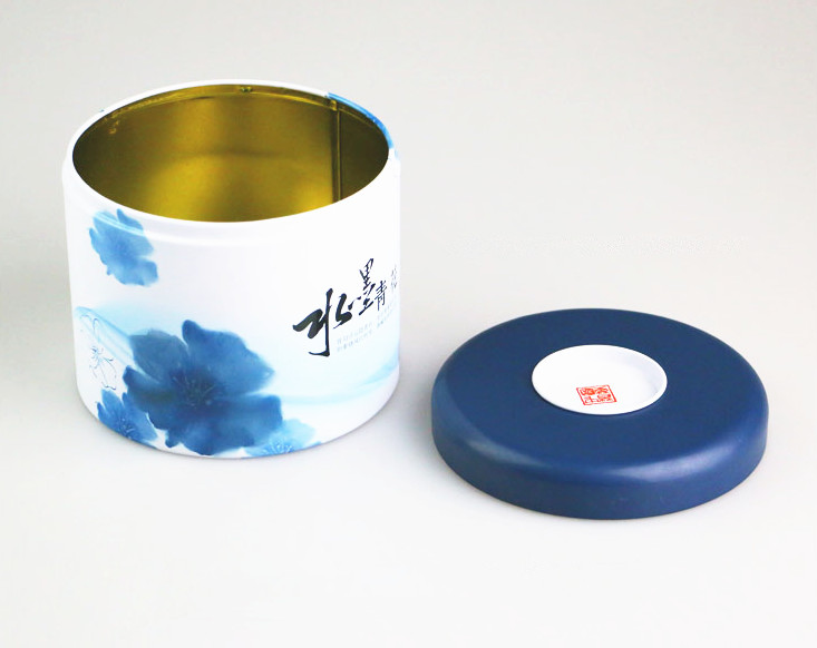 D100mm Tea Tin Round Containers Tea Storage Containers Tea Containers For Loose Tea