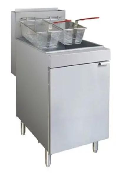 Durable Stainless Steel Commercial Fryer Gas For Restaurant