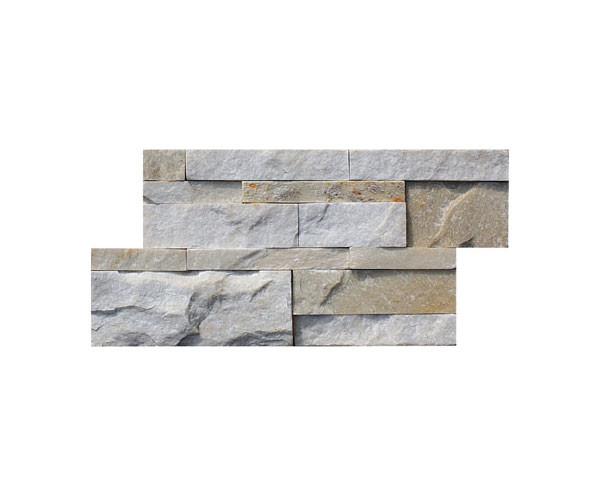 Beige Quartzite Stacked Slate Culture Stone Cladding