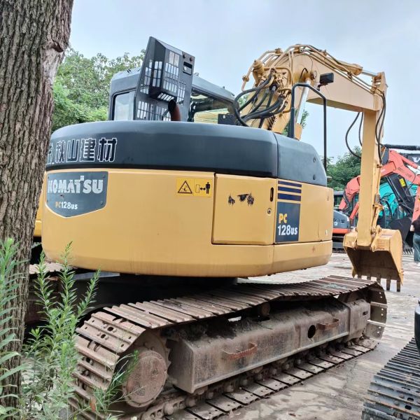 Использованный Komatsu PC128US Crawler экскаватор подержанный и и большой размер для строительства