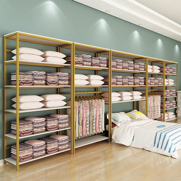 Металл H2500mm и деревянная стена установили полки