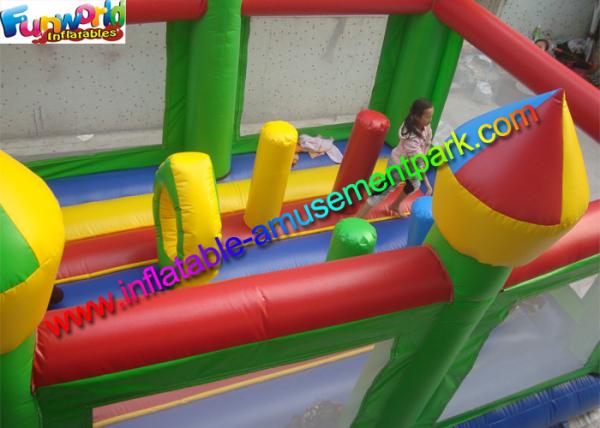 A casa inflável personalizada do salto fortifica com PVC para exterior, quintal, escola