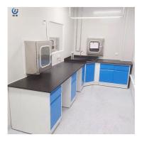 Bench de mur de laboratoire de surface non poreuse personnalisable pour les postes de travail de laboratoire modernes