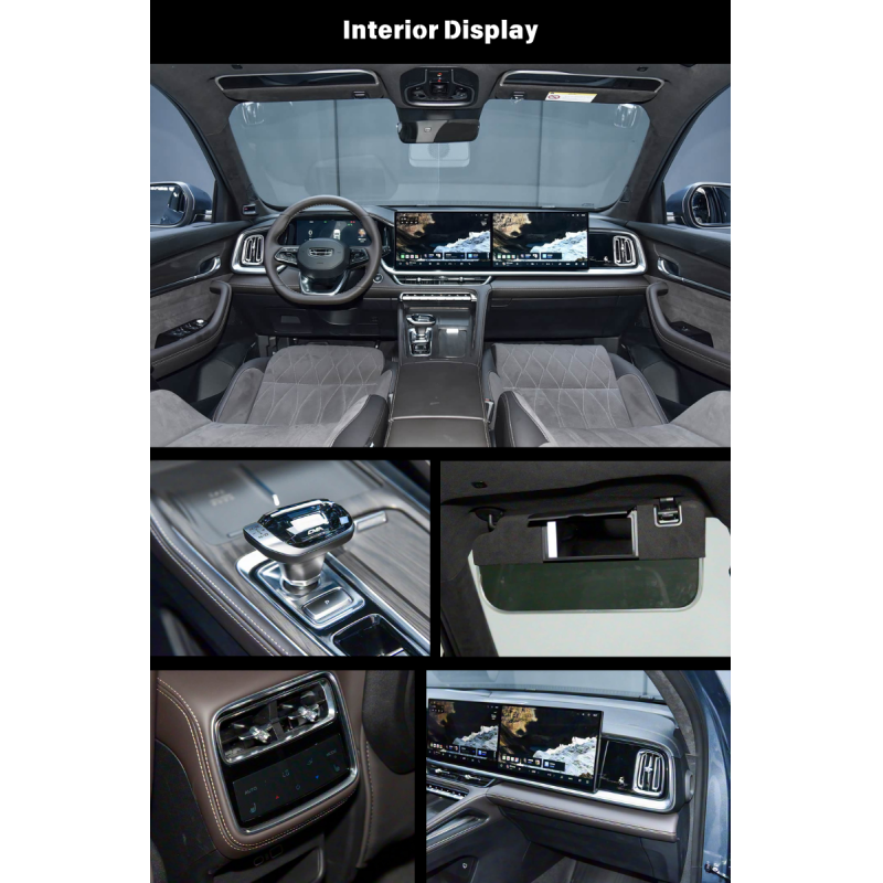 2026 New Gas/Petrol Turbo Euro VI R20 Dark Interior for Xingyue L 272HP 8AT 4WD 7.5s Acceleration Luxury SUV