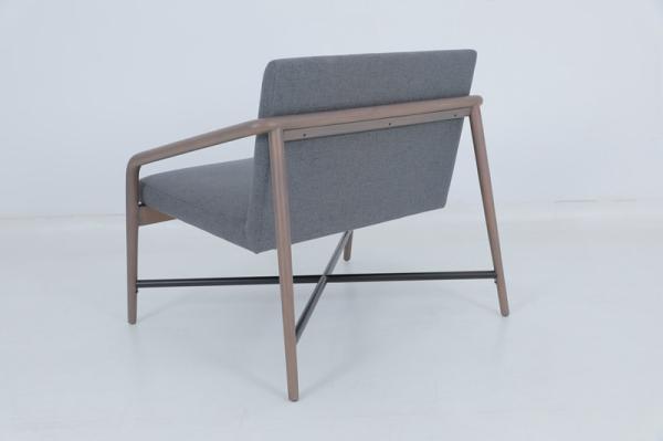 Vintage Hospitality Dining Chairs Wood Upholstery Gray Arm Chair