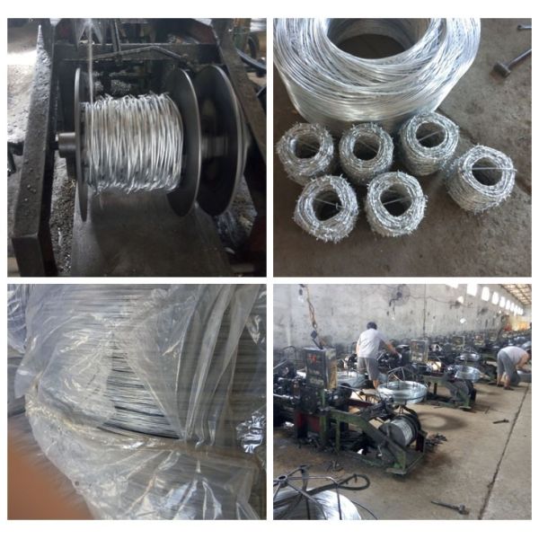 Galvanized Barb Wire Iron Products Double Twist Positive And Negative Anti-Theft Anti-Climb