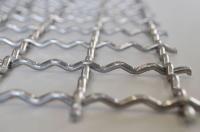 Écran métallique tissé en tissu plat 321 Grade de sécurité en acier inoxydable
