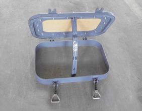 Cabina marina rectangular de acero de aluminio Windows fijo de la abertura interna