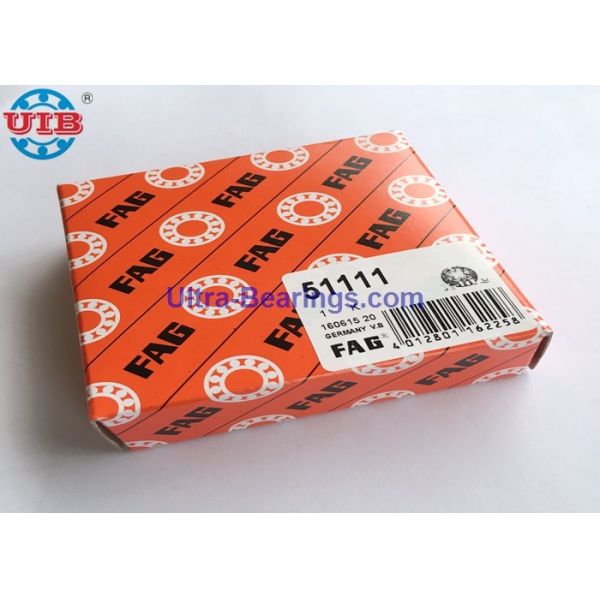 Axial Precision 51111 Ball Bearing Press Steel High Speed Thrust Load