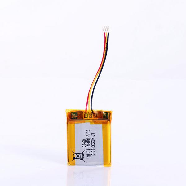 Square Lithium Ion Polymer Cell 3.7V 300mah Flat Lithium Polymer Battery