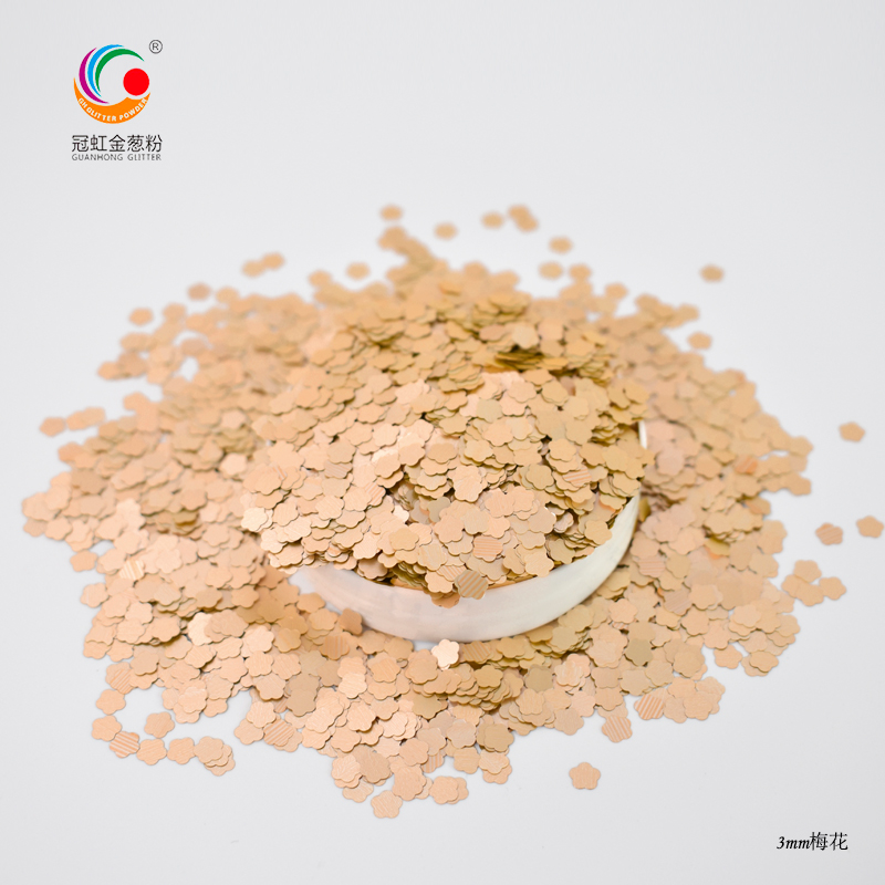 Hexagonal Crystal Metallic Cosmetic PET Glitter Powder 3D Mix Sequin Craft Leather Silkscreen