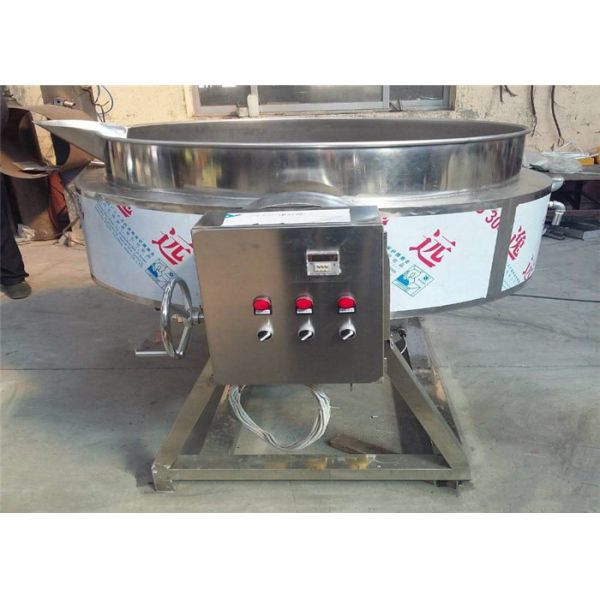 Sanitary Stainless Steel Jacketed Kettle Cooking Pot Heating Transfer Oil