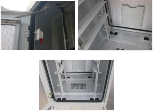 Гальванизированное стальное на открытом воздухе приложение 32U оборудования изолировало анти- корозию шкаф шкафа 19 дюймов