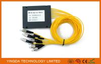 Módulo óptico do divisor da fibra 1*8, caixa plástica 100×80×10mm 1.5M G657A1 LSZH 2.0mm
