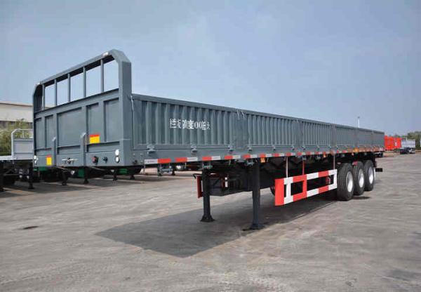 40 Foot 20 foot flatbed trailert / high bed semi truck trailer for container transporting