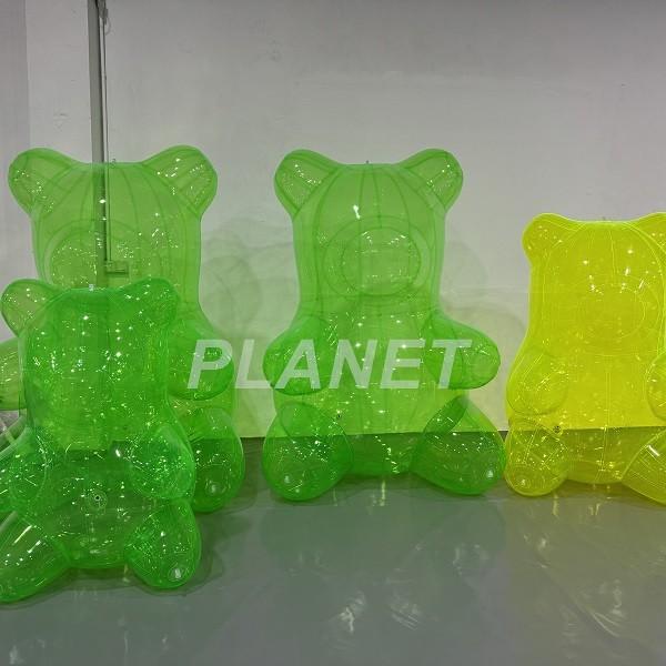 ポータブル イベントステージ 透明 PVC 充気透明 飾り付け用
