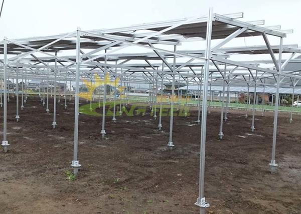 Anti Rust Solar Panel Mounting Rack , Pv Racking System With Good Stability