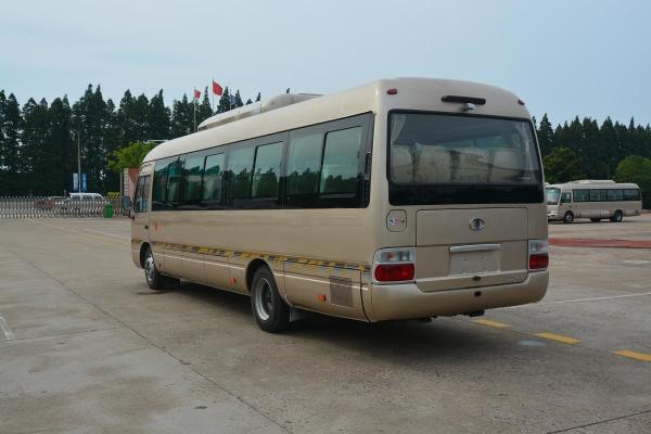 Pneumatic Folding Door Transport Minivan Toyota Coaster Van 3300mm Wheelbase