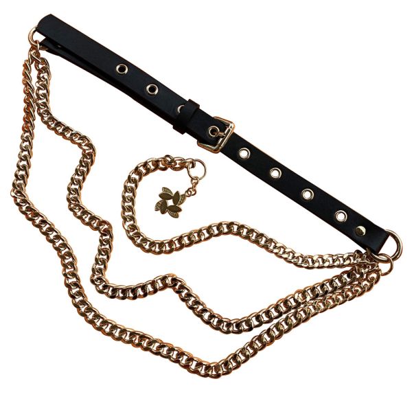 Nickle Free Womens Trendy Belts Multilayer 42 Inches Length