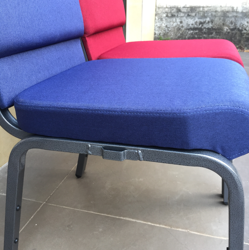 Banquet Hall Stacking Church Chair Stackable Auditorium Chairs 5.5kgs