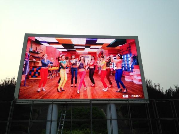 P10 Video Outdoor Smd LED Display Full Color Screens CE ROHS Certification
