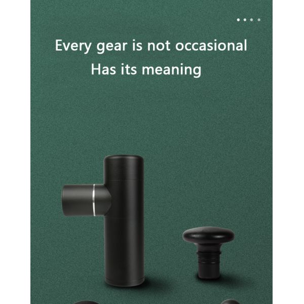 Портативный электрический массажный пистолет для фасции, релаксация мышц, зарядка через USB