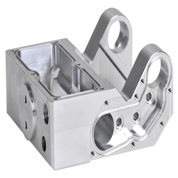 OEM Anodized CNC Machining Aluminum Parts Tolerance 0.05mm Silvery Color