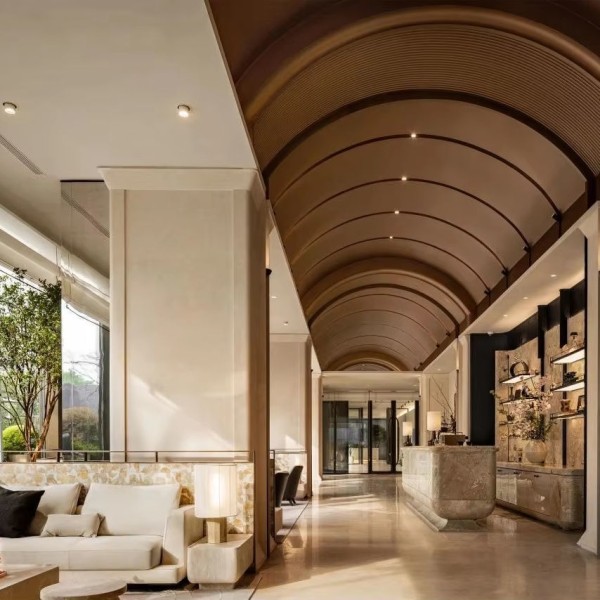Modern Luxury Villa Living Room Furniture Set Custom Design High-End Eco-Friendly Leather Sofa Coffee Table Residential Interior