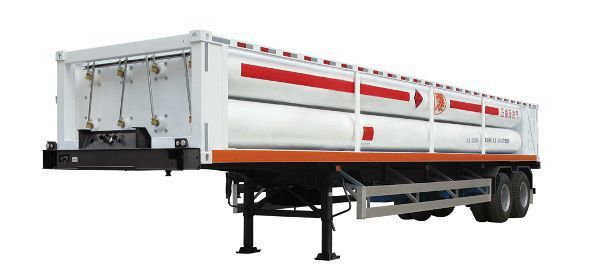 20000L CNG Lpg Tank Trailers European ADR Standard