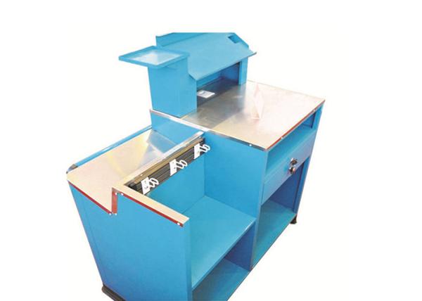 Stainless Steel Cashier Checkout Counter Customized Size PVC / Aluminum Edge