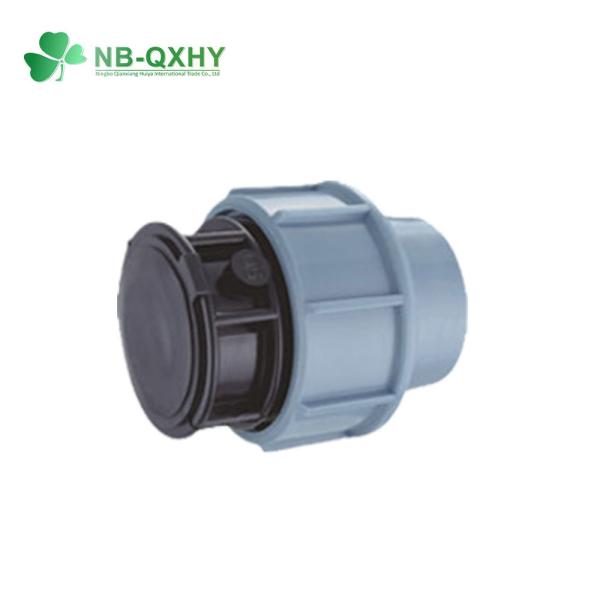 Cor clara QX Pn16 PP de compressão de alta pressão para aplicações de canalização