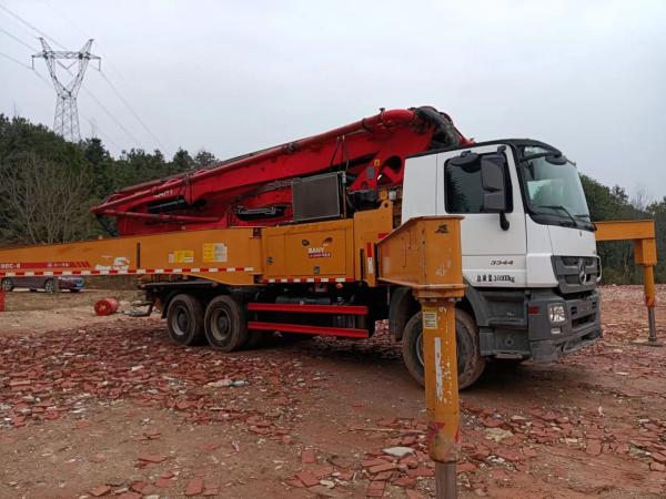 2018 anos usaram o caminhão da bomba concreta de Sany com Mercedes Benz Chassis