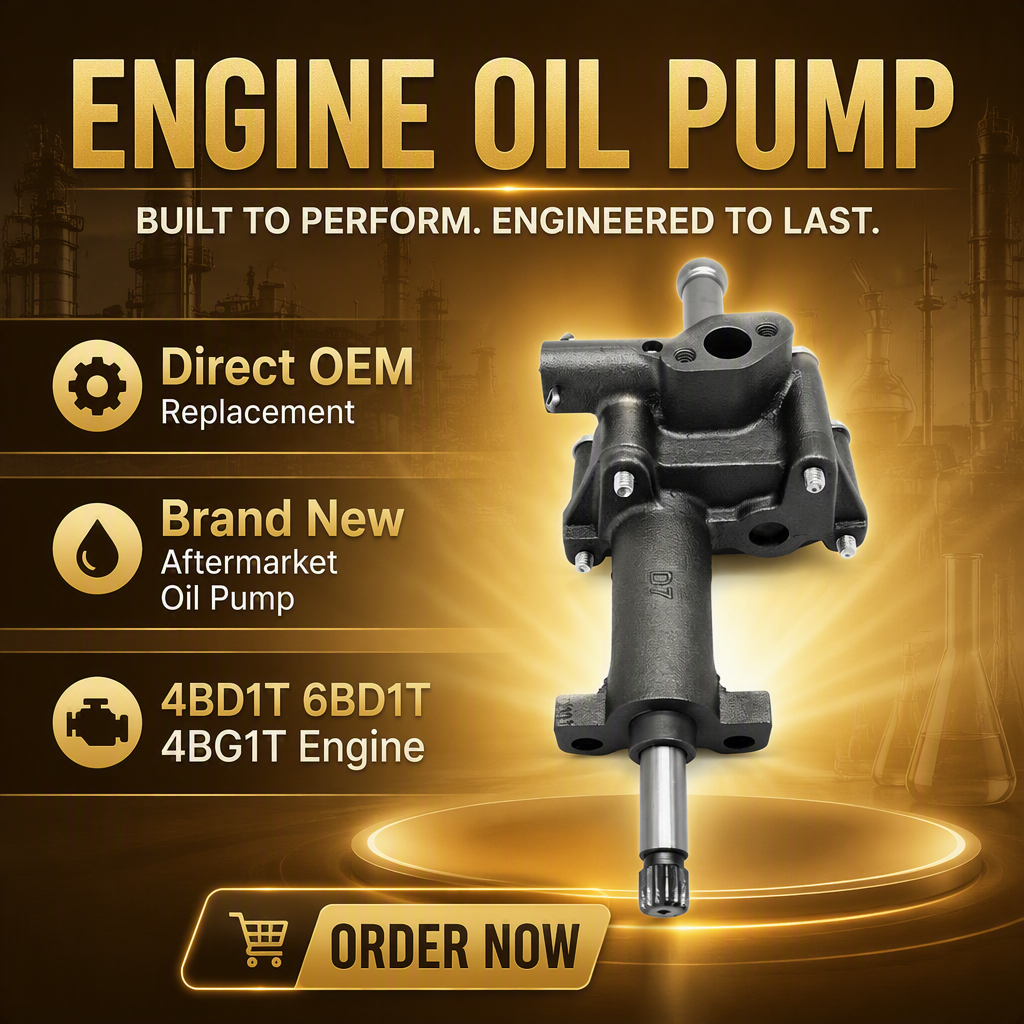 8-94366241-0 8943662410 Engine Oil Pump Assembly For Isuzu 4BD1T 6BD1T 4BG1T Diesel Engine Replacement Parts