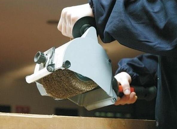 Wood Polishing Industrial Roller Brushes / Steel Wire Brush Wheel Roller