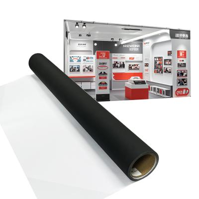 Black Back Backdrop Textiles 100% Polyester Fabric 260gsm For Exhibition and Display