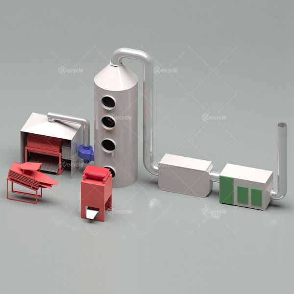 200-1000 Kg/h Capacity Circuit Board Dismantling Equipment for Electronic Components