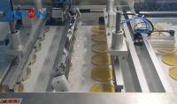 Machine de remplissage de plaques de Petri efficace avec trous d'impression à jet d'encre sur bande transporteuse