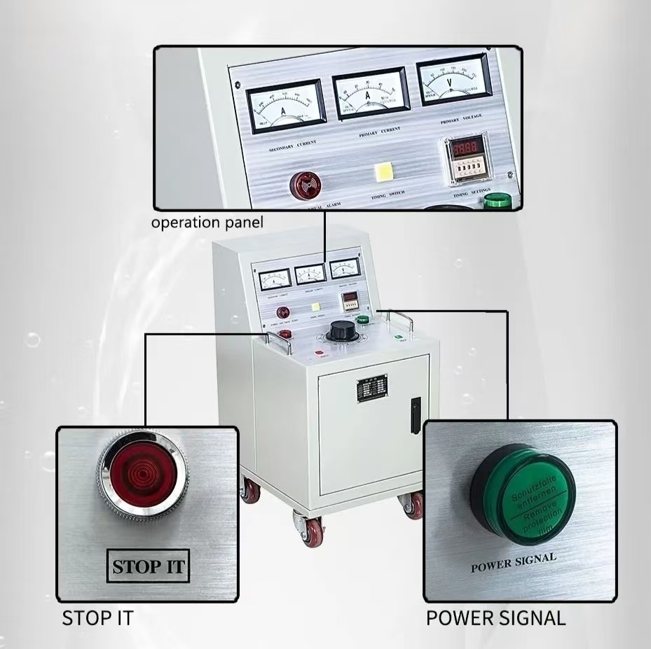 0.1 Class Accuracy High Current Primary Injection Tester for Relay and Circuit Breaker Calibration