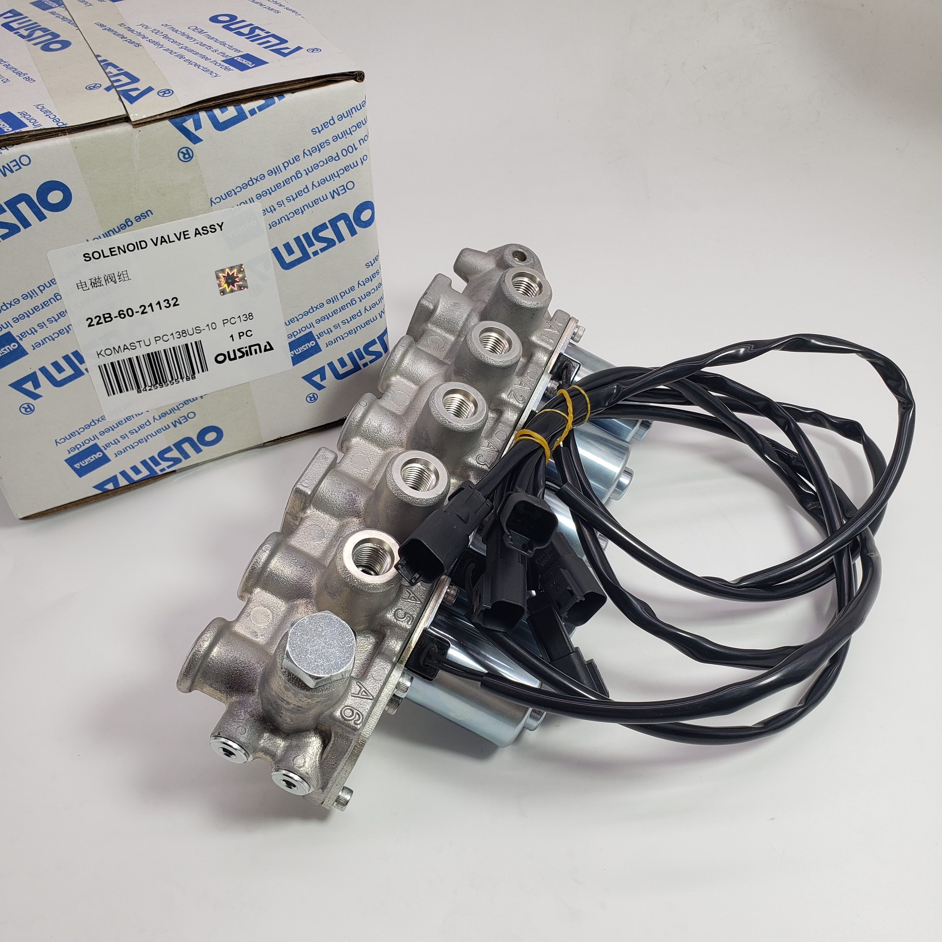 Excavator Solenoid Valve Group 22B-60-21132  For KOMATSU PC138US-10 PC138
