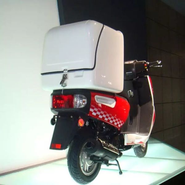 Стеклоткань FRP сделанная в коробке доставки еды мотоцикла Китая Ecofriendly со светом СИД