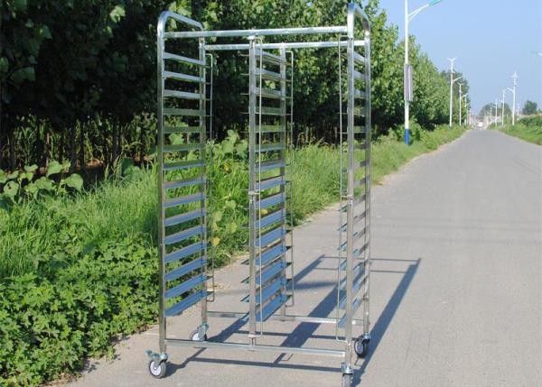 304 Stainless Acid Resistant Steel Trolley Rack Commercial Cooling Food