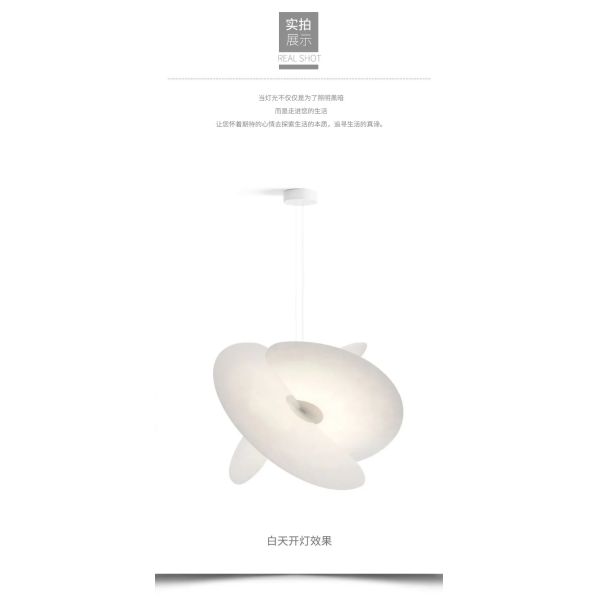 Silk Fabric Chandelier Eye Protection LED Levante Pendant（WH-AP-607）