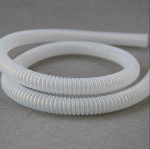Corrugated PTFE Flexible Hose Abrasion Resistant Anti Aging