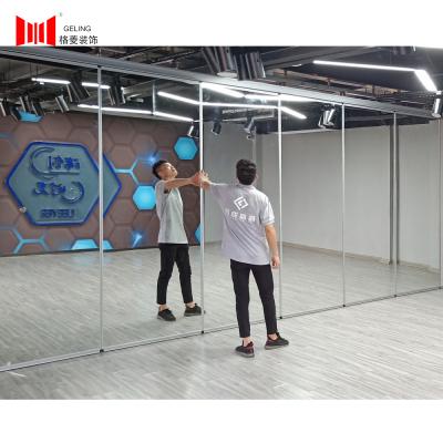 2.8m High Mirror Surface Movable Partition Wall Soundproof 10db